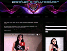 Tablet Screenshot of esotericattraction.com
